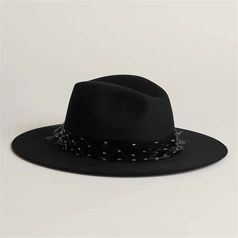 hermes felt hat|flamboyant hermes hat.